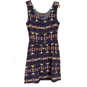 Pendleton Portland collection Aztec print sleeveless dress size small